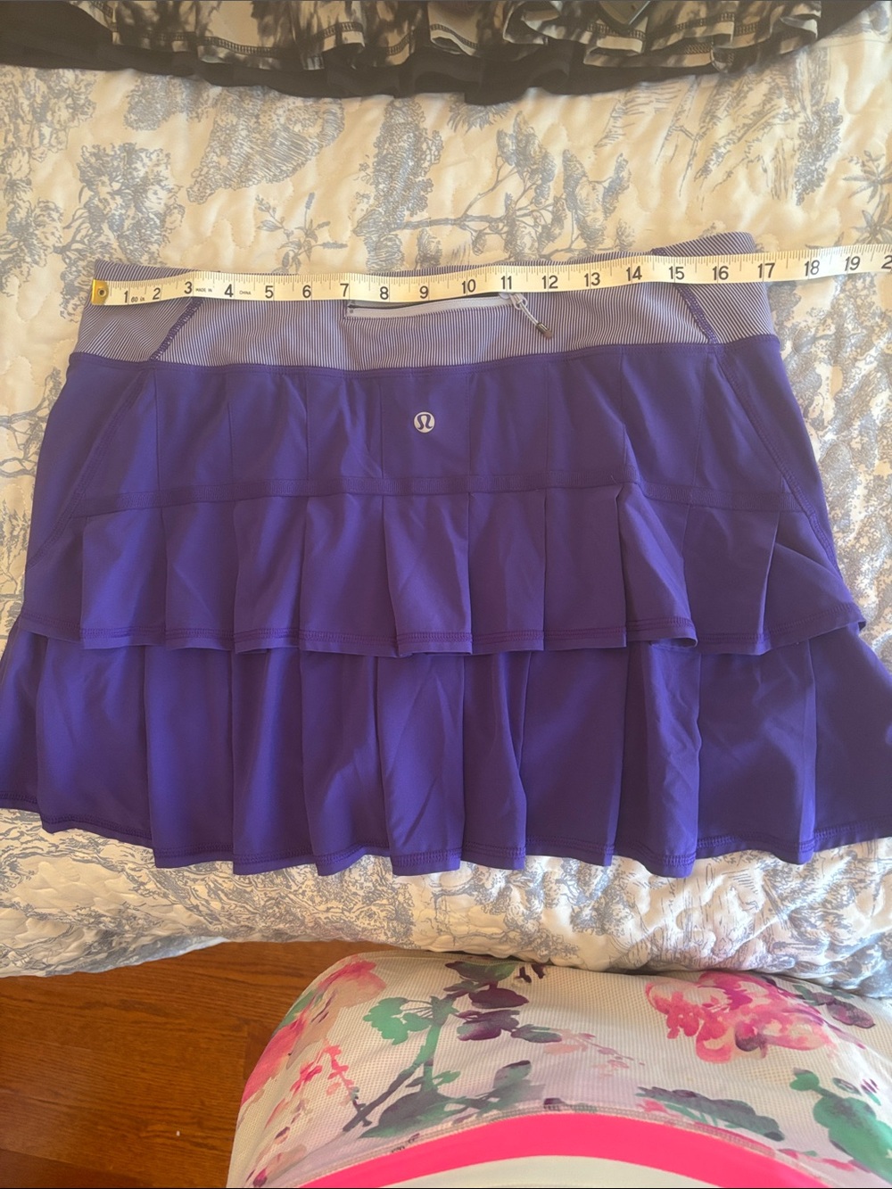 lululemon athletica 10 Tall Women's Bruised Berry Pace Setter Skirt tennis golf - Picture 2 of 14